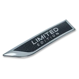 Limited Edition Plastic Nameplate